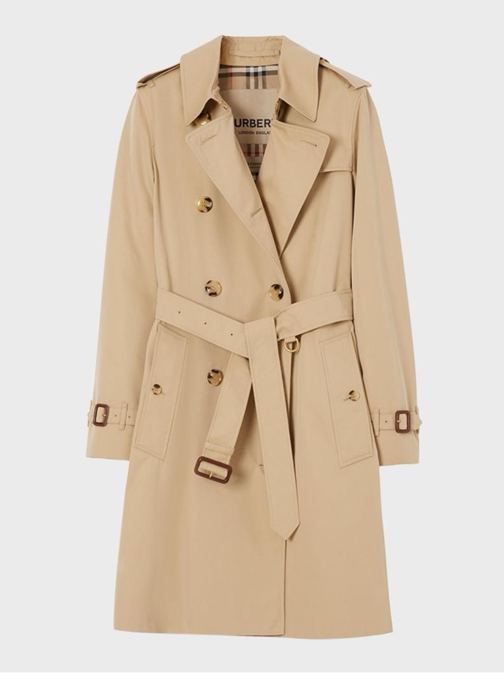 Burberry Kensington Current Season Trench Coat NWTGS